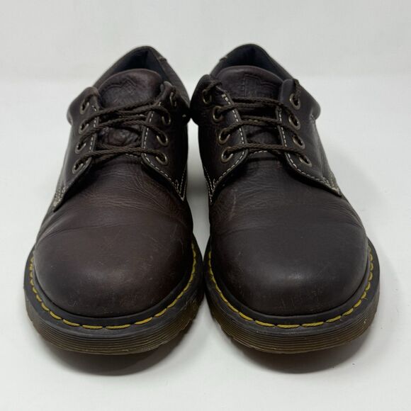 Dr Martens Boston Shoes Mens 10 Brown Leather 4 Eye Lace Up Oxford Casual Unisex main image 16